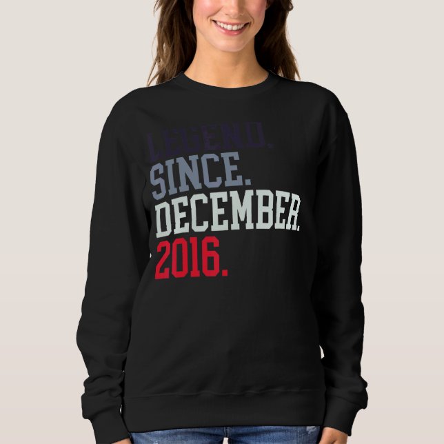 Moletom Legenda Para Homens Dezembro De 2016 (Frente)