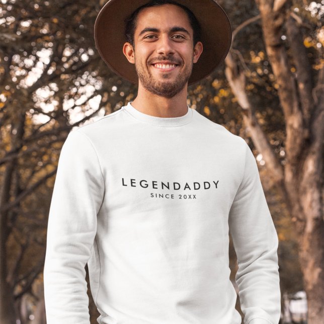Moletom Legendaddy desde então para Pais lendários minimal (Criador carregado)
