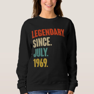 Moletom Legendário desde julho de 1969 53 anos 53 anos