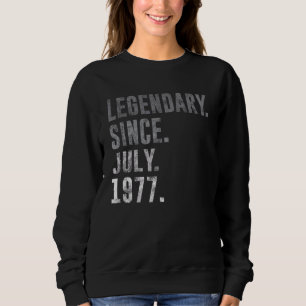 Moletom Legendário desde julho de 1977 45º aniversário Vin