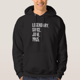 Moletom Legendário desde junho de 1985 37 anos 37 anos