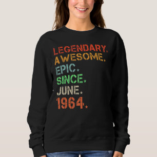 Moletom Legendário Epic Admirável Desde Junho De 1964