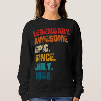 Moletom Legendário Epic Incrível Desde Julho De 1968 Estil
