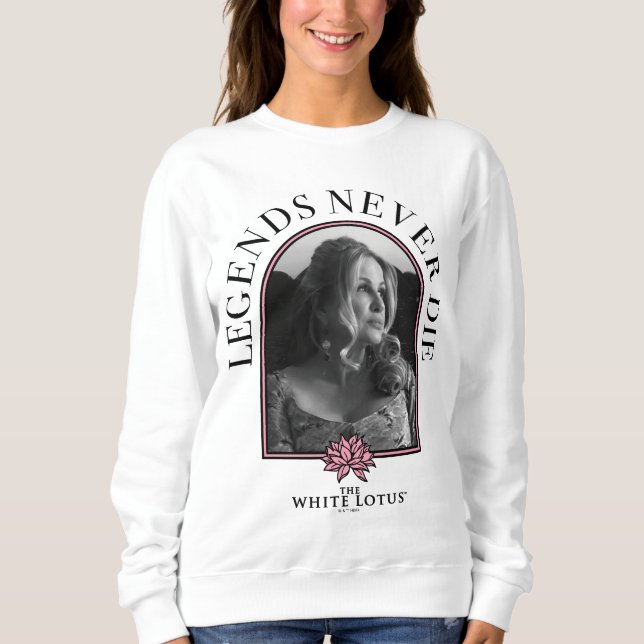 Moletom Legendas Nunca Morrem - O Lotus Branco (Frente)