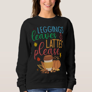 Moletom Leggings deixa latas, por favor, queda feliz