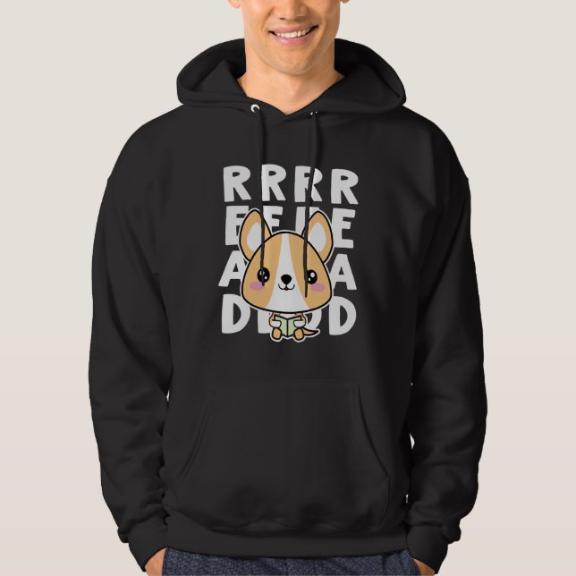 Moletom Leitura de Corgi (Frente)