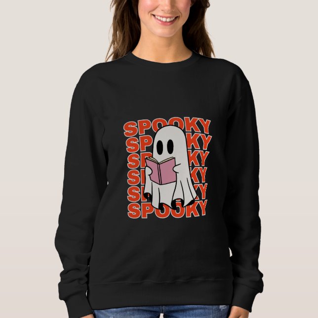 Moletom Leitura Fantasma de Bookish - Estação Spooky (Frente)
