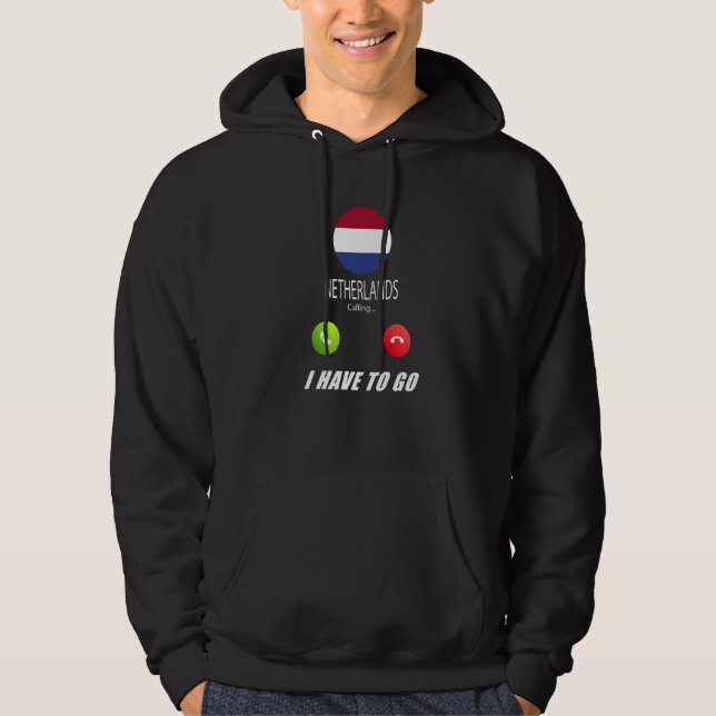 Moletom Lembrança da Bandeira da Holanda Holanda Está Cham (Frente)