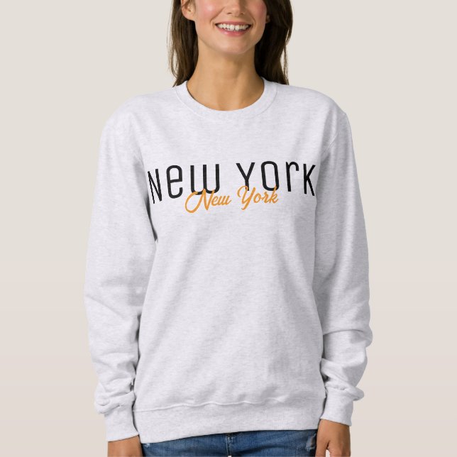 Moletom Lembrança da Cidade de Nova York, Nova York (Frente)