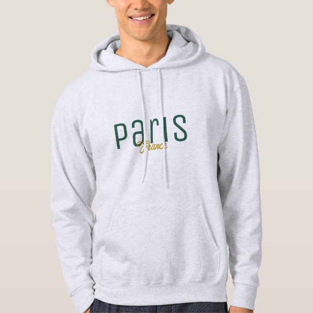 Moletom Lembrança de Paris, França (Frente)