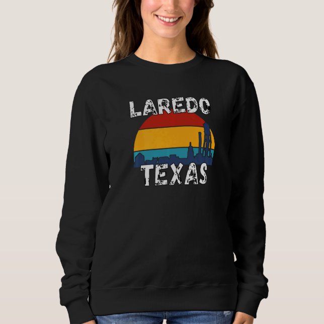 Moletom Lembranças Retro Texas Laredo Texas (Frente)