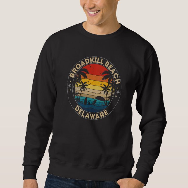 Moletom Lembrete do Broadkill Beach Souvenir Delaware (Frente)