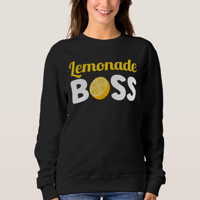 Moletom Lemonade Boss Stand Lemon Juice Summer Entrepreneu (Frente)