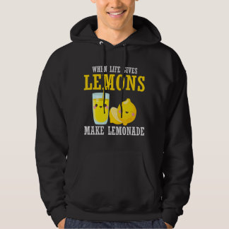 Moletom Lemonade Lover Crianças Divertidas Limão Azul