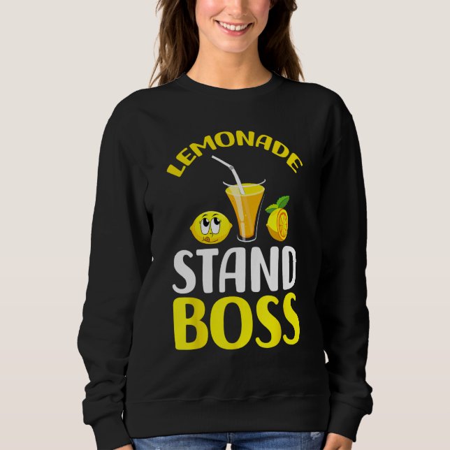Moletom Lemonade Stand Boss Funny lemonade summer (Frente)