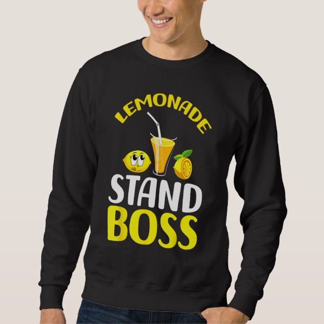 Moletom Lemonade Stand Boss Funny lemonade summer (Frente)