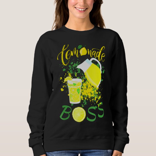 Moletom Lemonade Stand Boss Piada Limão Suco de Esmagament (Frente)