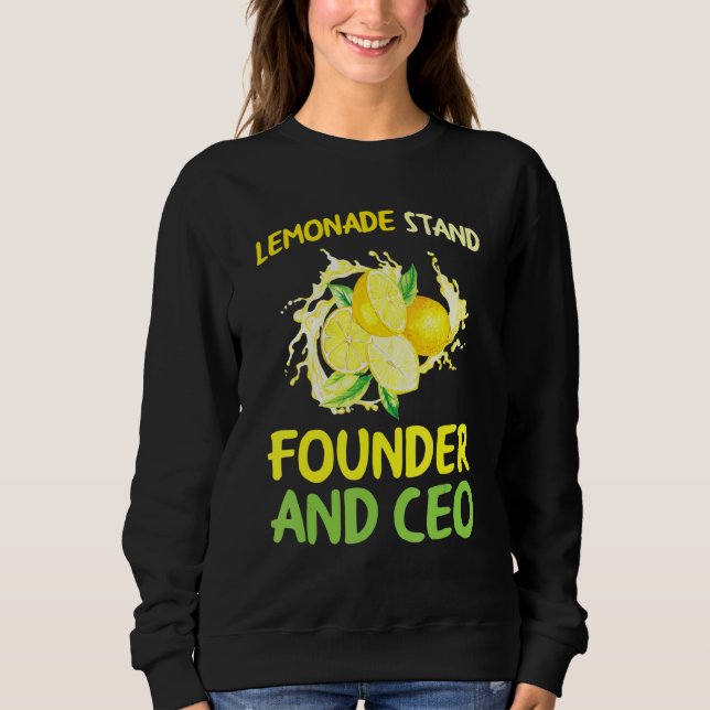 Moletom Lemonade Stand Founder E Ceo Lemon Juice Boss (Frente)