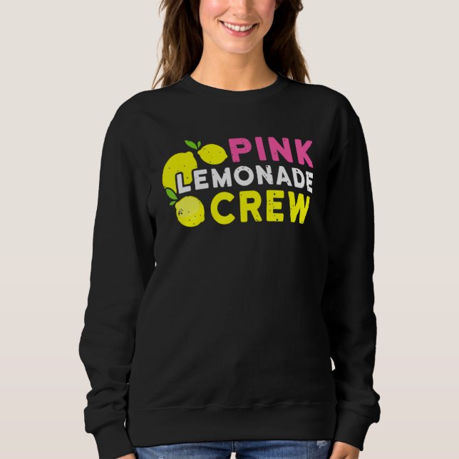 Moletom Lemonade Stand Pink Lemonade Creme Fruta de Verão (Frente)