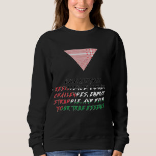 Moletom Lenço Palestino Seta Vermelha, Palestina