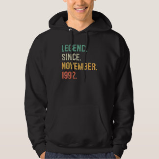 Moletom Lenda de 30 Anos Desde Novembro de 1992 30º Aniver