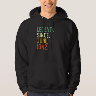 Moletom Lenda De 80 Anos Desde Junho De 1942 80 Aniversári