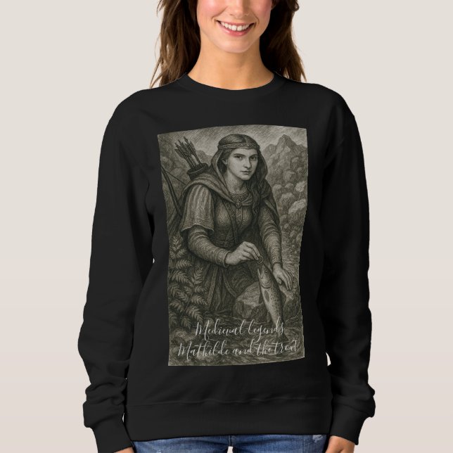 Moletom Lenda de Matilde de Canossa e da truta (Frente)