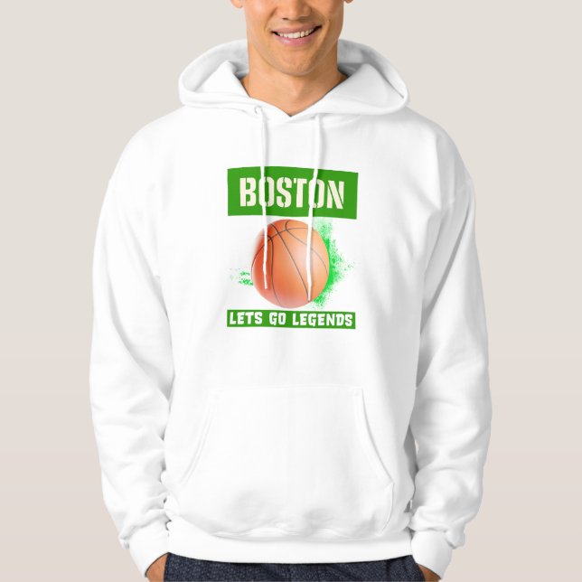 Moletom Lendas de Boston de basquetebol (Frente)