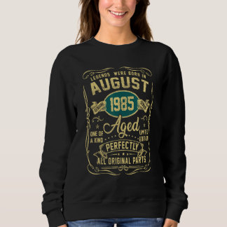Moletom Lendas Nasceram Em Agosto de 1985 38º Aniversário