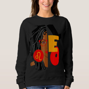 Moletom Leo Girl Afro Bloqueia Garota Zodiac Sinaliza Aniv