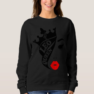 Moletom Leo Queen Birthday Red Lábios Leo Zodiac