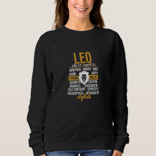 Moletom Leo Roupa Zodiac Sinal Fatos Horoscópio Astrologia