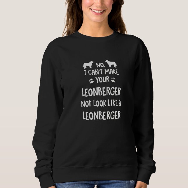 Moletom Leonberger Pet Grooming Sayings Lion Dog Cotes Do (Frente)