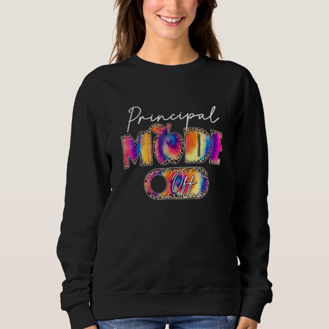 Moletom Leopard Apple Principal Mode Off No Último Dia Da  (Frente)