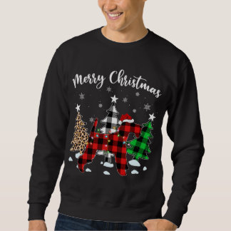 Moletom Leopard Buffalo Xadrez Wire Fox Terrier Dog Christ
