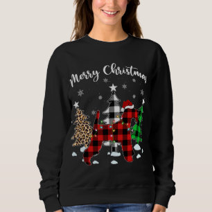 Moletom Leopard Buffalo Xadrez Wire Fox Terrier Dog Christ