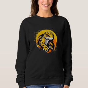 Moletom Leopard Gecko Colorful 80s Pop Art Lizard Reptile