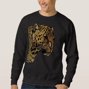 Moletom Leopard Motif Africa Animal Imprint Abstrato Fac