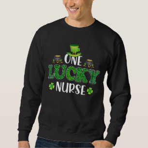 Moletom Leopard One Lucky Nurse Leprechaun Shamrock Patríc