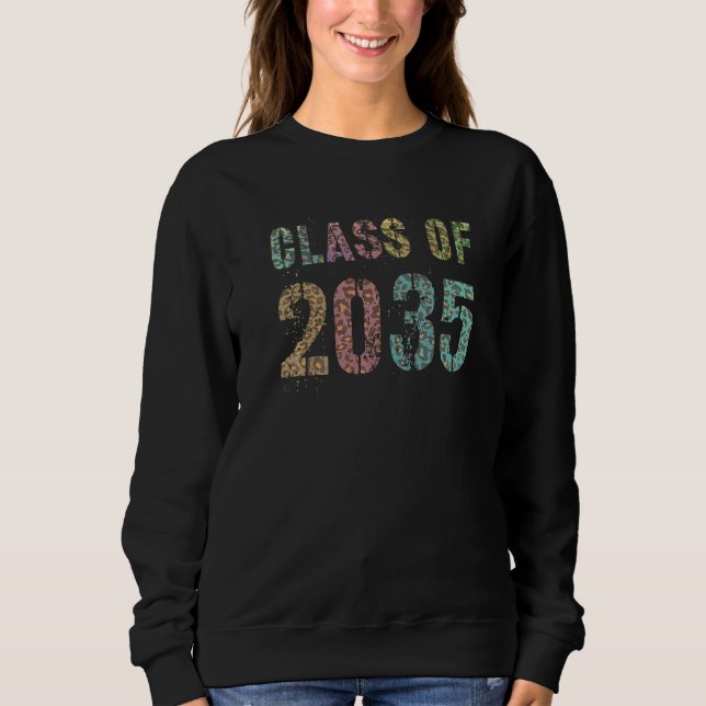 Moletom Leopard Print Class De 2035 Future Graduation Good (Frente)
