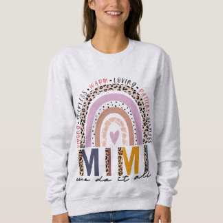Moletom Leopard Rainbow Mimi Life, abençoado Mimi