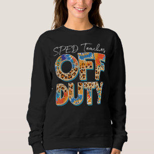 Moletom Leopard Tie Dye Sped Professor Off Duty No Dia Pas