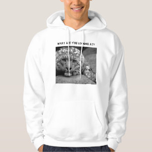 Moletom Leopardo de neve Hoody - que VOCÊ está olhando?