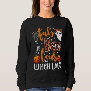 Moletom Leopardo Fab Boo Lous Senhora do Almoço Equipe Pro