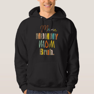 Moletom Leopardo Mama Mamãe Mãe Bruh Dias de as mães Mulhe