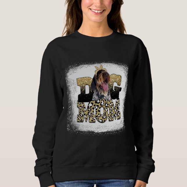 Moletom Leopardo Ocidental Apontando Griffon Mãe Mo (Frente)
