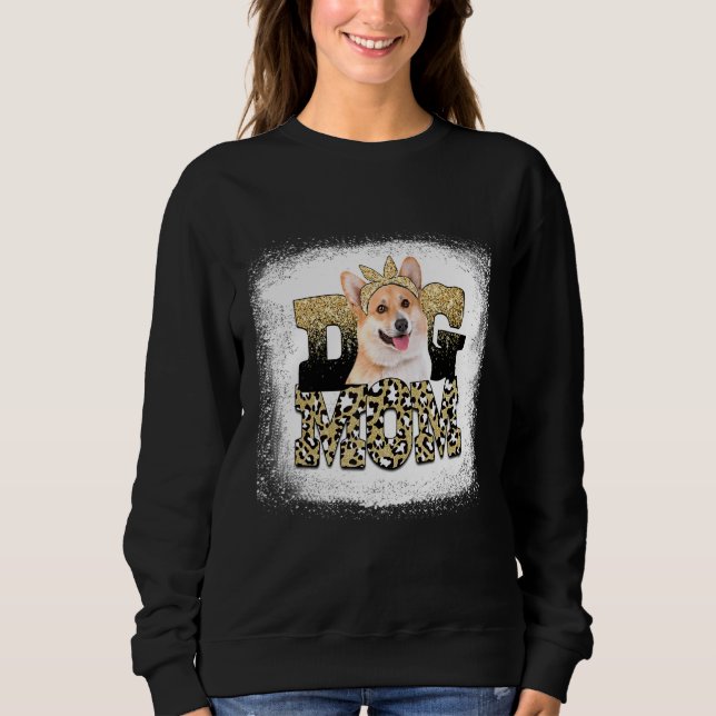 Moletom Leopardo Ocidental Pembroke Welsh Corgi Mãe da Mãe (Frente)