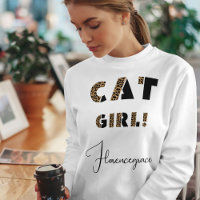 Leopardo Personalizado Estiloso Gata Selvagem Meni