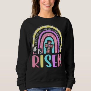Moletom Leopardo Rainbow Ele Está Riscado Jesus Christian