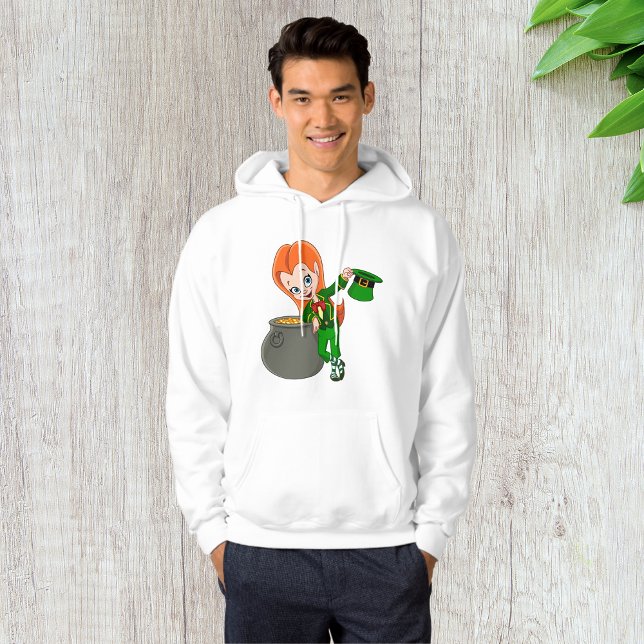 Moletom Leprechaun Girl Mens Hoodie (Criador carregado)